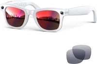 White and red AI Glasses