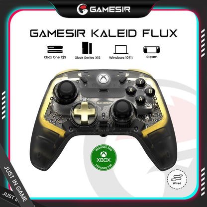 Kaleid Flux Wired RGB Controller for Xbox Series X|S, Xbox One, Windows 10/11 & Steam